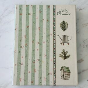 Vintage C.R. Gibson Pfalzgraff Naturewood Planner